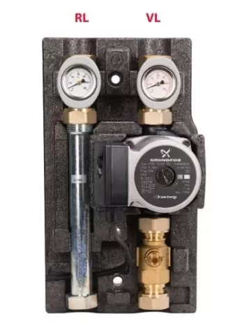 Насосная группа Proxytherm DK DN20 Compact, прямая, без смешения, без насоса