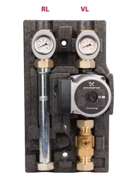 Насосная группа Proxytherm DK DN20 Compact, прямая, без смешения, без насоса