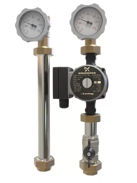 Насосная группа Proxytherm DK DN25 Classic, прямая, без смешения, без насоса