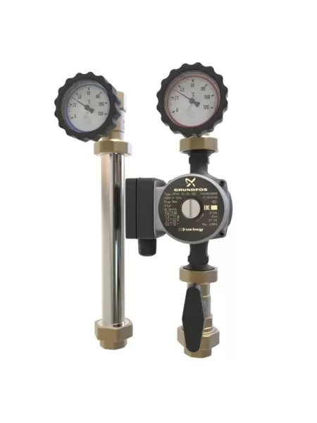 Насосная группа Proxytherm DK DN25 PRO, прямая, без смешения, без насоса