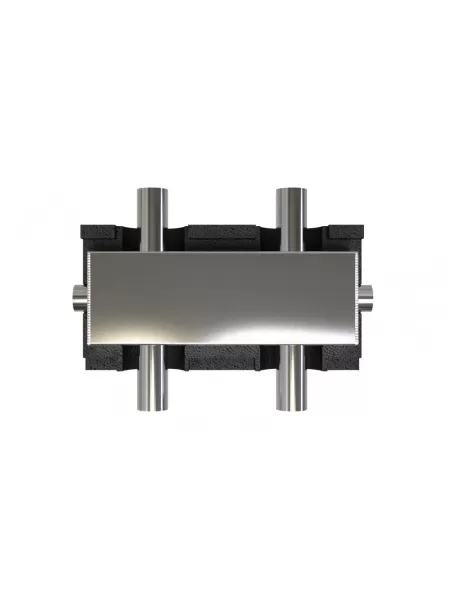 Гидрострелка под пресс-фитинг Proxytherm GS(sq)22PF, до 40 кВт, в теплоизоляции