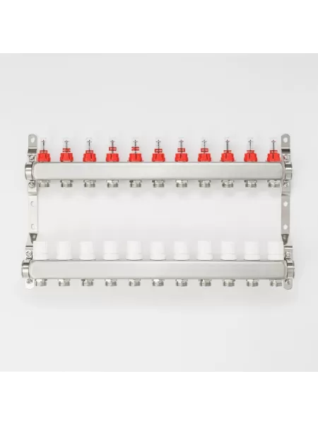 Коллекторная группа для тёплого пола Proxytherm KG-1-3/4-11, 1" × 3/4", 11 выходов