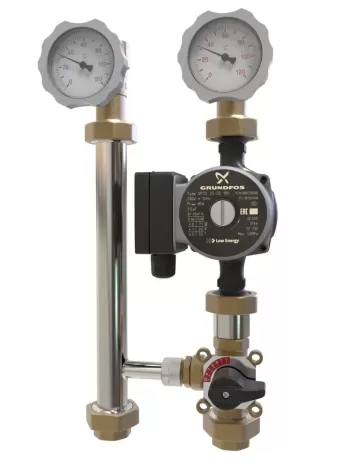 Насосная группа Proxytherm MK DN25 Classic, смесительная, с трёхходовым клапаном, без насоса