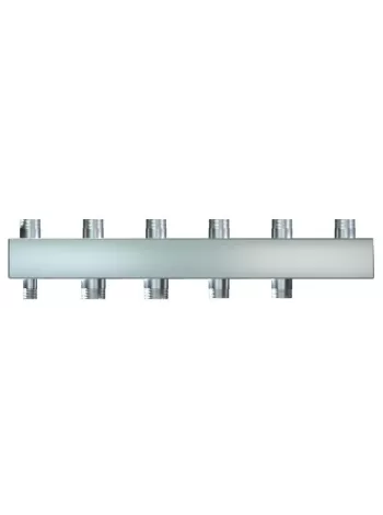 Коллектор отопления Warme WKS60.S.31, компакт, 4 контура, до 60 кВт, из нержавеющей стали