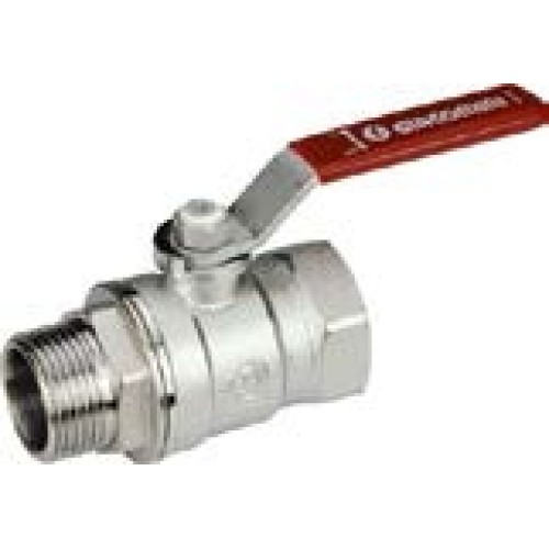 Кран шаровой 1/2 В-Н хром. с рычажной рукояткой R254LX003 Кран шаровой 1/2 В-Н хром. с рычажной рукояткой R254LX003