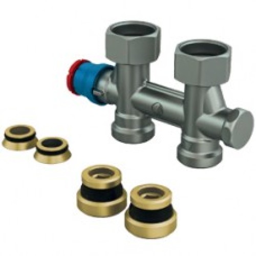 Мультифлекс проходной с термоклапаном для 2 трубных систем, 3/4х3/4 R385TX013 Мультифлекс проходной с термоклапаном для 2 трубных систем, 3/4х3/4 R385TX013