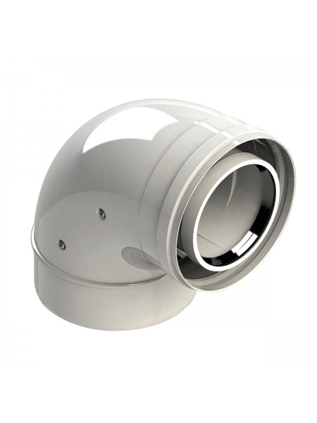 90 гр. колено коаксиальное d.100/150 мм CURVA 90 D100-150 MF PPS 90 гр. колено коаксиальное d.100/150 мм CURVA 90 D100-150 MF PPS