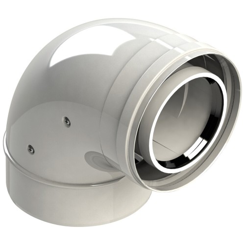 90 гр. колено коаксиальное d.100/150 мм CURVA 90 D100-150 MF PPS