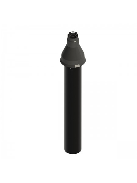 Коаксиальная труба с оголовком KIT ASP./SCAR. VERT. D100/150 Коаксиальная труба с оголовком KIT ASP./SCAR. VERT. D100/150