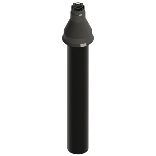 Коаксиальная труба с оголовком KIT ASP./SCAR. VERT. D100/150