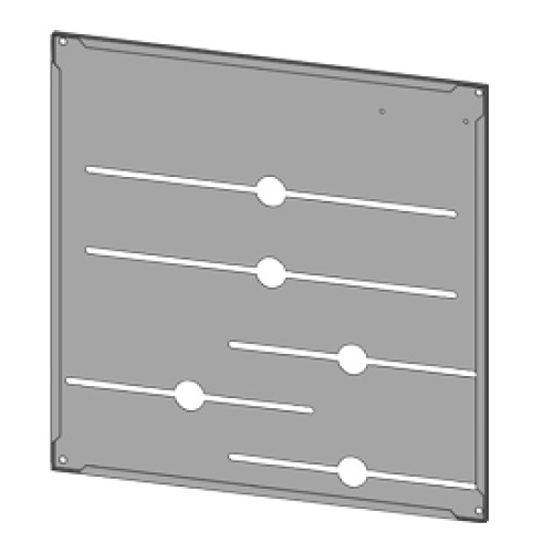 Монтажная пластина 500 x 500 x 10 мм
