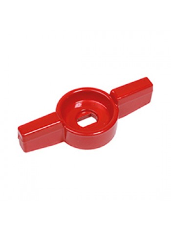 Red T-handle for ball valves 3/4