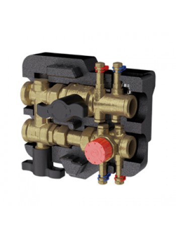 Компактный комплект для фанкойлов собранный 1-1/2”UNS-M x G 1”M /DN15