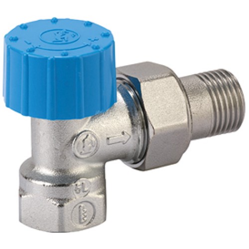 Угловой термостатический клапан с резьб. подсоединением термоголовки 3/4 Угловой термостатический клапан с резьб. подсоединением термоголовки 3/4