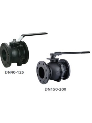 Кран шаровый с фланцевым соединением DN125