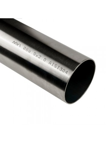 Труба из нержавеющей стали MVI, 88х2 mm (4 м.)