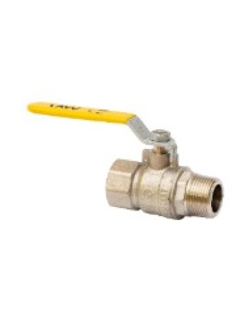 Кран шаровый газовый полнопроходной MVI 1 1/2" внутренняя-внутренняя, ручка рычаг