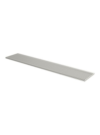 Декоративная роликовая решетка. Ширина 360мм, длина 2790мм. Цвет натуральный алюминий VRO 220.2790 Декоративная роликовая решетка. Ширина 360мм, длина 2790мм. Цвет натуральный алюминий VRO 220.2790