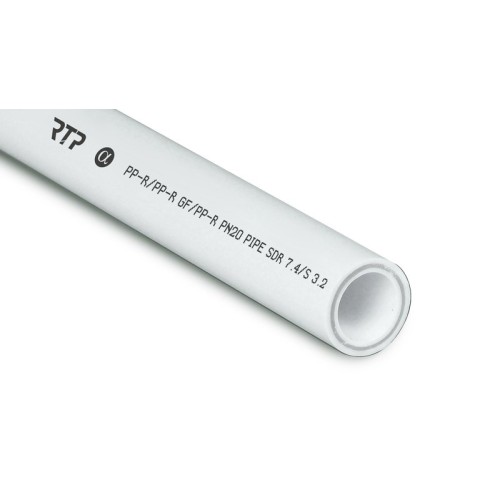 Труба PPR/GF/PPR 160х21,9 PN20 белый 4м РТП Труба PPR/GF/PPR 160х21,9 PN20 белый 4м РТП