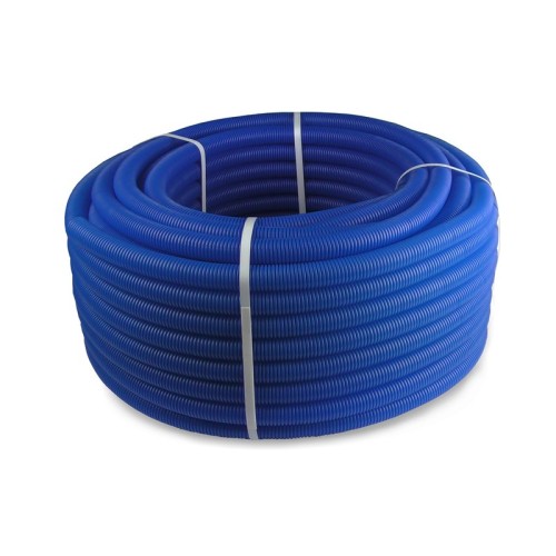 Труба гофрированная ПНД 28 (вн.25), 50 м,синий, РТП Труба гофрированная ПНД 28 (вн.25), 50 м,синий, РТП