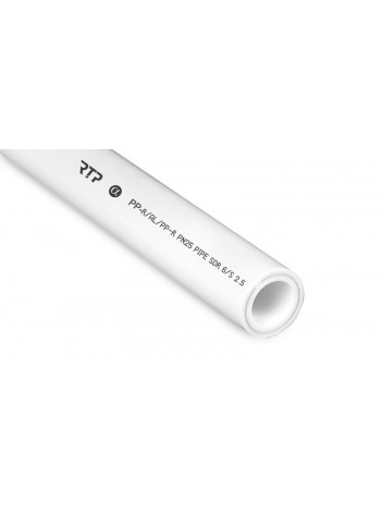 Труба PPR/AL/PPR  75х12,5 PN25 белый 4м RTP