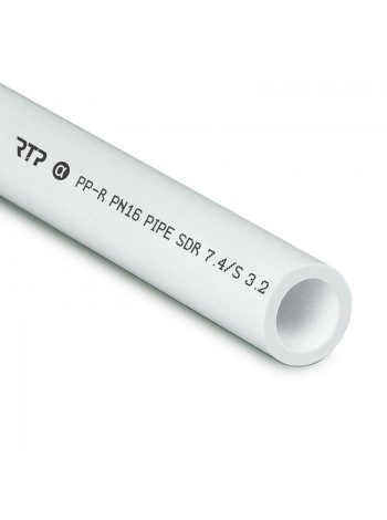 Труба PPR  25х3,5 PN16 белый 4м РТП