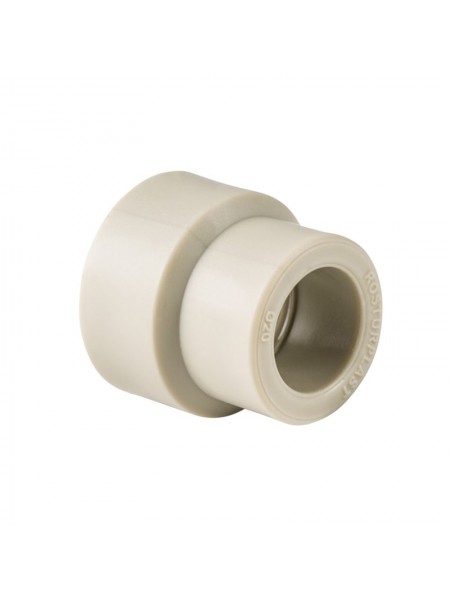 Муфта переходная PPR внутреннее/внутреннее присоединение 32х25, PN25 серый, РТП Муфта переходная PPR внутреннее/внутреннее присоединение 32х25, PN25 серый, РТП