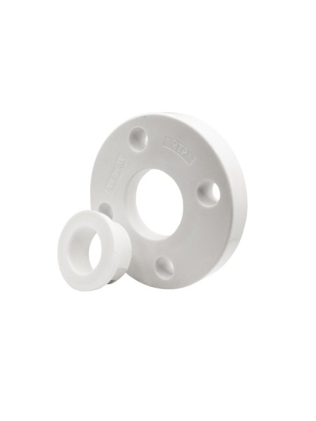 Комплект Фланец ABS+Бурт PPR 40, PN25,белый, Д Комплект Фланец ABS+Бурт PPR 40, PN25,белый, Д