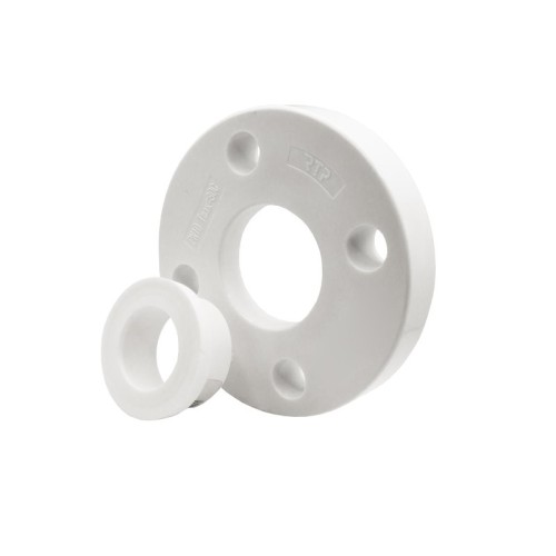 Комплект Фланец ABS+Бурт PPR 110, PN25,белый, Д Комплект Фланец ABS+Бурт PPR 110, PN25,белый, Д