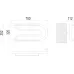 Фокстрот 32х2 320х700 Полотенцесушитель TERMINUS