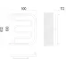 Фокстрот 32х2 600х500 Полотенцесушитель TERMINUS